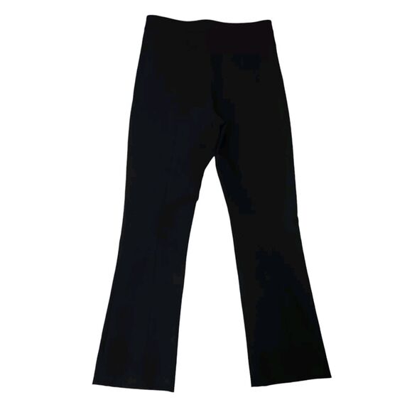 MM LAFLEUR Pants Trousers Woman 4 Black Back Seam Slit Hem Basic Career Office - Picture 2 of 8